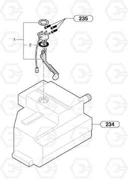 55591 Transmitter EC25 TYPE 281, Volvo Construction Equipment