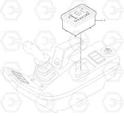 1396 Control panel EC30 TYPE 282, Volvo Construction Equipment