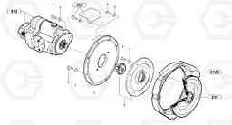 106426 Engine coupling / hydraulic pump EC25 TYPE 281, Volvo Construction Equipment
