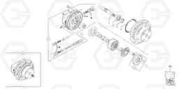 5805 Hydraulic travelling motor EC15 TYPE 261 XT/XTV, Volvo Construction Equipment