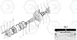 32827 Hydraulic travelling motor EC15B TYPE 272 XR, Volvo Construction Equipment