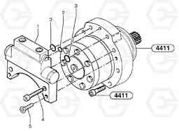 25100 Balancing valve ( travelling ) EC14 TYPE 246, 271, Volvo Construction Equipment