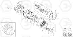 3572 Travelling gear motor assy / without brake EC15B TYPE 272 XT/XTV, Volvo Construction Equipment