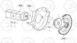 40739 Engine coupling / hydraulic pump EC15 TYPE 265 XR, Volvo Construction Equipment