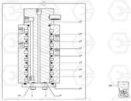 770 Swivel joint EC15B TYPE 272 XT/XTV, Volvo Construction Equipment