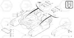 85577 Lower frame / variable track EC15 TYPE 261 XT/XTV, Volvo Construction Equipment