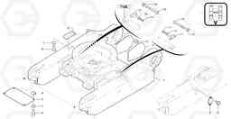 85558 Lower frame / variable track EC20 TYPE 263 XT/XTV, Volvo Construction Equipment