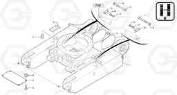 83976 Lower frame / variable track EC20B TYPE 272 XT/XTV, Volvo Construction Equipment