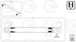 39654 Variable track cylinder EC20B TYPE 272 XT/XTV, Volvo Construction Equipment