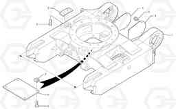 782 Lower frame EC15B TYPE 272 XT/XTV, Volvo Construction Equipment
