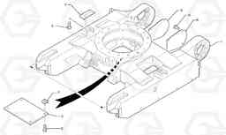 39652 Lower frame EC20B TYPE 272 XT/XTV, Volvo Construction Equipment