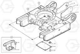 82943 Lower frame EC15B TYPE 272 XR, Volvo Construction Equipment