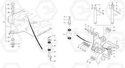 57550 Pivot pin EC15 TYPE 265 XR, Volvo Construction Equipment
