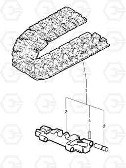 6103 Steel tracks EC15 TYPE 265 XR, Volvo Construction Equipment