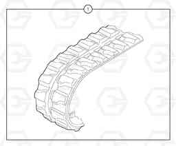 31630 Rubber tracks EC20B TYPE 272 XT/XTV, Volvo Construction Equipment