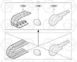 12538 Steel track kit EC20 TYPE 263 XT/XTV, Volvo Construction Equipment