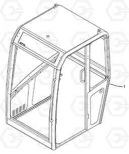 55776 Cab : framework EC20B TYPE 272 XT/XTV, Volvo Construction Equipment