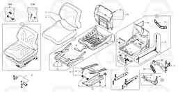 33556 Suspended seat EC20B TYPE 272 XT/XTV, Volvo Construction Equipment