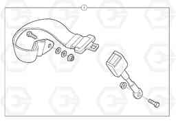 5892 Safety belt EC15 TYPE 261 XT/XTV, Volvo Construction Equipment