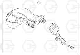 35680 Safety belt EC15B TYPE 272 XR, Volvo Construction Equipment