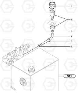 76905 Breather EC20B TYPE 272 XT/XTV, Volvo Construction Equipment