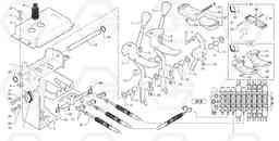 104599 Control levers : steel pedal EC35 TYPE 283, Volvo Construction Equipment