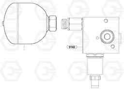 38396 Accumulator EC15B TYPE 272 XR, Volvo Construction Equipment