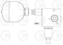 36243 Accumulator EC20B TYPE 272 XT/XTV, Volvo Construction Equipment