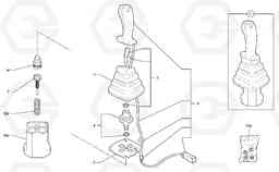 36246 Control lever : boom / bucket ( right ) EC20B TYPE 272 XT/XTV, Volvo Construction Equipment