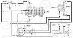 105699 Hydr. circuit. ( boom slewing / offset ) EC30 TYPE 282, Volvo Construction Equipment