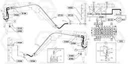 102693 Hydraulic circuit ( double-acting ) EC20B TYPE 272 XT/XTV, Volvo Construction Equipment