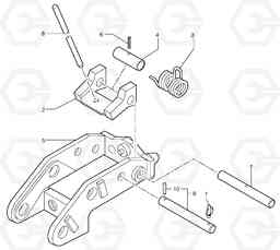 41373 Tool holder / mechanical control EC20B TYPE 272 XT/XTV, Volvo Construction Equipment