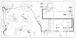 84610 Hydraulic circuit ( snap-action attachment ) EC30 TYPE 282, Volvo Construction Equipment