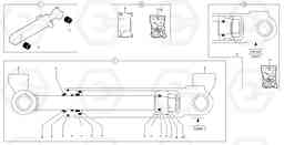 15012 Dozer blade cylinder EC20 TYPE 263 XT/XTV, Volvo Construction Equipment