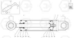 5613 Dozer blade cylinder EC30 TYPE 282, Volvo Construction Equipment