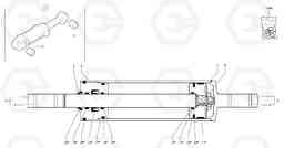 3110 Dozer blade cylinder EC35 TYPE 283, Volvo Construction Equipment