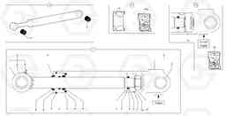 15018 Boom offset cylinder EC20 TYPE 263 XT/XTV, Volvo Construction Equipment