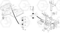 57553 Pivot pin EC15B TYPE 272 XR, Volvo Construction Equipment