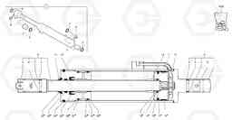 104441 Boom cylinder EC25 TYPE 281, Volvo Construction Equipment