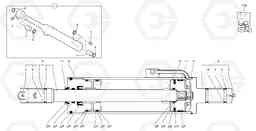 15256 Boom cylinder EC45 TYPE 284, Volvo Construction Equipment