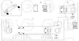 15277 Dipper arm cylinder EC20 TYPE 263 XT/XTV, Volvo Construction Equipment