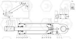 105114 Dipper arm cylinder EC35 TYPE 283, Volvo Construction Equipment