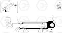 40239 Dipper arm cylinder EC15B TYPE 272 XT/XTV, Volvo Construction Equipment