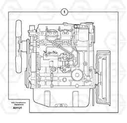 53 Diesel engine EC70 TYPE 233, Volvo Construction Equipment