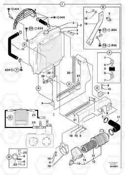 104156 Radiator ( water ) / oil cooler ( kit ) EC50 TYPE 247, Volvo Construction Equipment