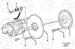 55287 Engine coupling / hydraulic pump EW50VV TYPE 256, Volvo Construction Equipment