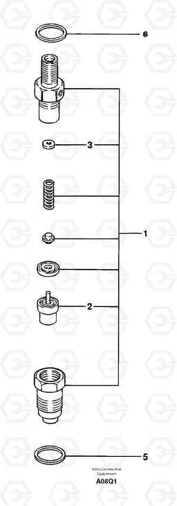 25350 Injector EC14 TYPE 246, 271, Volvo Construction Equipment