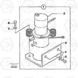 96701 Fuel pump EC14 TYPE 246, 271, Volvo Construction Equipment