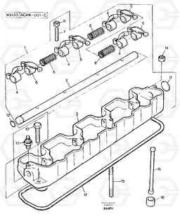 14539 Rocker arm shaft EC50 TYPE 247, Volvo Construction Equipment