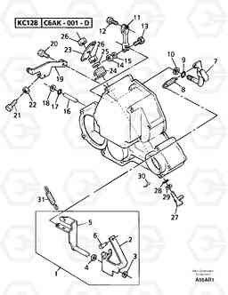 9425 Engine injection pump control EC50 TYPE 247, Volvo Construction Equipment